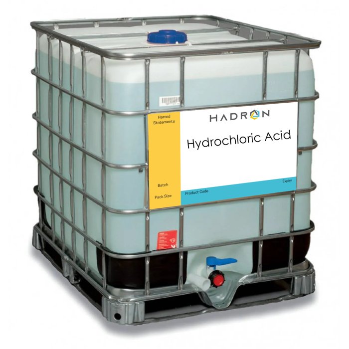 hydrochloric acid (33-36%) industrial grade